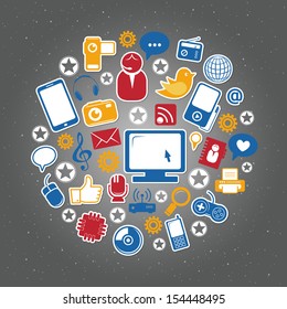 Social network icons