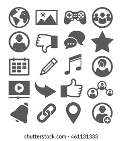 Social network icons