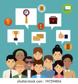 Social network icons