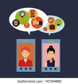 Social network icons