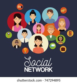 Social network icons