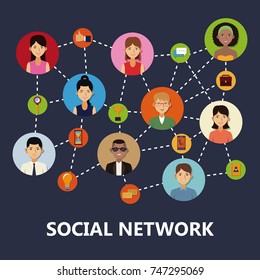 Social network icons