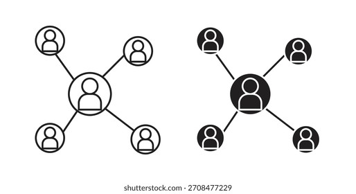 Social network icons for use web design,logo.Symbol illustration.