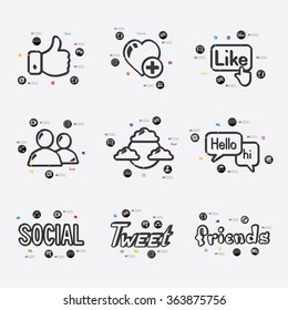 social network infographic