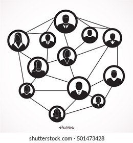 Social network internet chat community communication