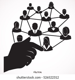 Social network internet chat community communication
