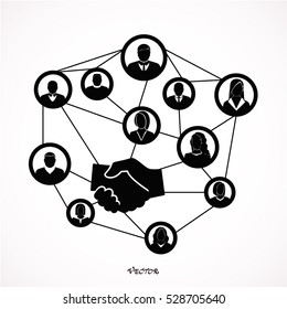 Social network internet chat community communication