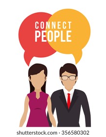 Social network and media graphic design, vector illustration eps10