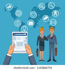 Social network and media technology