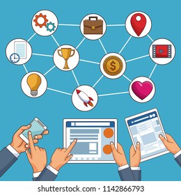 Social network and media technology