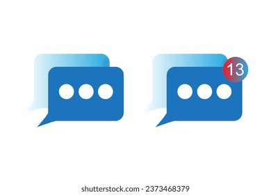 social network or message speech bubble