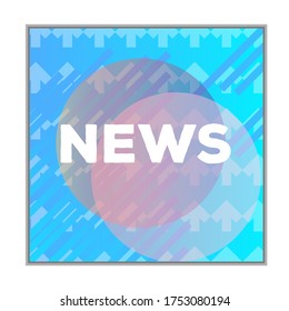 Social Network Mockup. Mobile App. Vibrant gradient vector GUI. Design screen News for blog. Creative screen design concept for blogger, designer, shop owner, entrepreneur, business