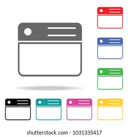 Social network notifications contacts icon. Elements in multi colored icons for mobile concept and web apps. Icons for website design and development, app development on white background