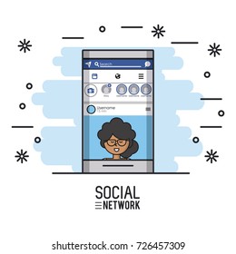 Social network on smartphone