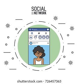 Social network on smartphone