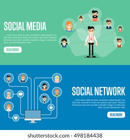 Social network people and social network collaboration map. Community of social network people.