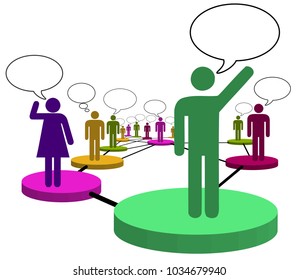 Social network, people connecting all over the world.