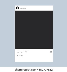 Social network photo frame