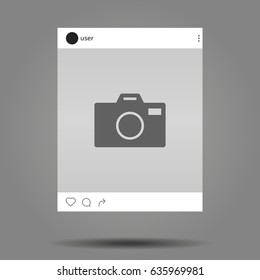 Social Network Post Place For Photo Mockup Template Smartphone 