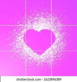 Social network puzzle or smartphone endless template