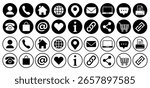 Social network set,Contact us icon set ,icon for web.Social media icon,Vector