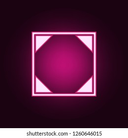 social network sign icon. Elements of web in neon style icons. Simple icon for websites, web design, mobile app, info graphics