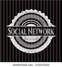 Social Network silver shiny badge