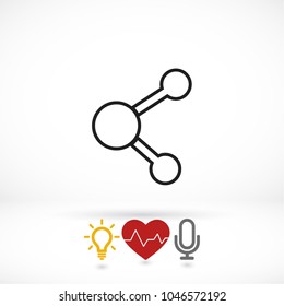 Social network single icon