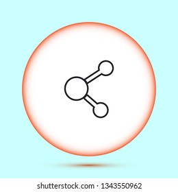 Social network single icon