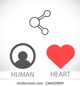 Social network single icon