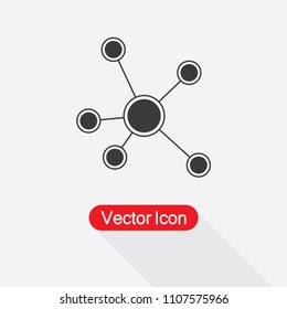 Social Network Single Icon Or Global Technology Or Social Network Icon Vector Illustration Eps10