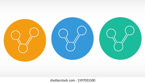 Social network single vector icon. Social network single vector icon Global technology or social.Social single vector icon Hub network connection isolated minimal
