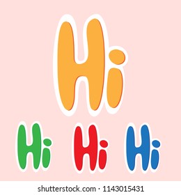 Social network stickers