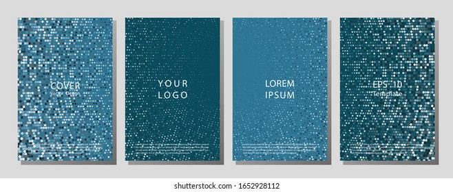 Social network stories soft colorful theme pack. Flat geometric backgrounds.  Halftone canvas gradient texture. Music flyer frame templates. Retro cover pages.