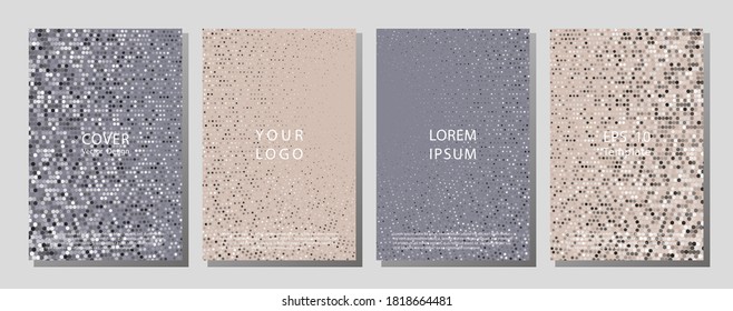 Social network stories soft colorful theme pack. Flat geometric backgrounds. Cool radial halftone comic background graphic design. Music flyer frame templates. Retro cover pages.