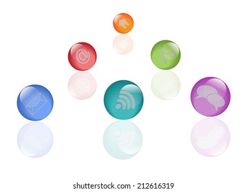 Social network symbols