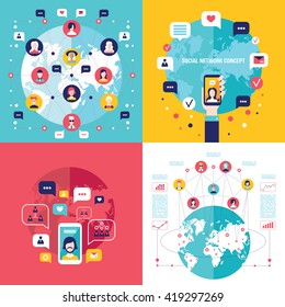Banner de Tecnología de redes sociales establece el concepto de Comunicaciones de usuarios en la web