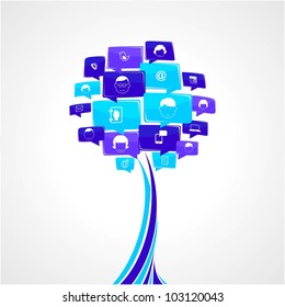Social network tree