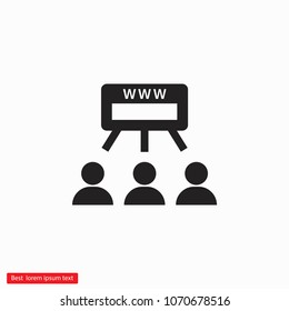 Social network vector icon