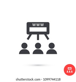 Social network vector icon