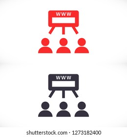 Social network vector icon