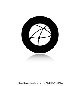 Social network - vector icon