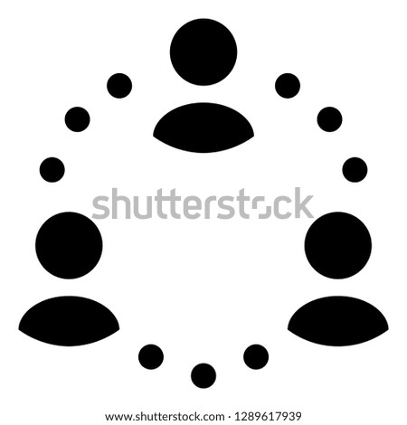 Social Network Vector Icon