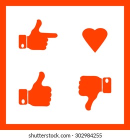  social network vector icon for app and web site. 