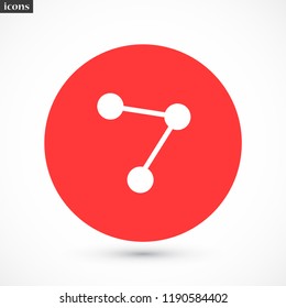 social network vector icon eps 10