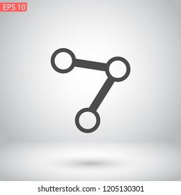 social network vector icon eps 10