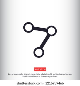 social network vector icon eps 10