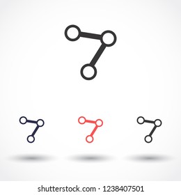 social network vector icon eps 10