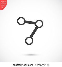 social network vector icon eps 10