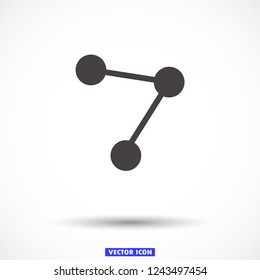 social network vector icon eps 10